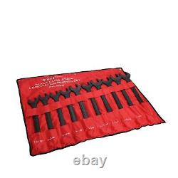 10 PIeces SAE Black-Oxide Jumbo Combo Wrench Set 1-5/16 Inch to 2 Inch Wrench