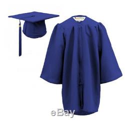 10 x Children's Graduation Gown & Hat SET for 3-6 year olds- MATT Finish