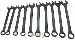 10pc Jumbo Combination Wrench Set 1-5/16 To 2 Black Oxide Finish H-D Tools SAE