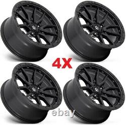 18 Black Fuel Rebel Wheels Rims Matte Tundra Sequioa 275 65 18 Falken Tires Set