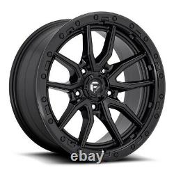 18 Black Fuel Rebel Wheels Rims Matte Tundra Sequioa 275 65 18 Falken Tires Set