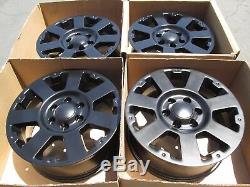 18 hummer h3 factory wheels with new black powder coated finish set 4 h 3 alloy