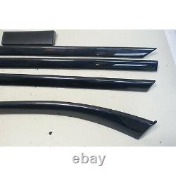 1997-1998 BMW E39 5-Series Factory Interior Trim Finisher Set Black Cubic OEM
