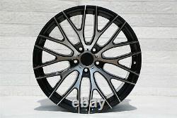 19 Stag A1 Style Black Machined Finish Wheels Brand New Set Of Four 5x114