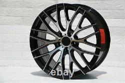 19 Stag A1 Style Black Machined Finish Wheels Brand New Set Of Four 5x114