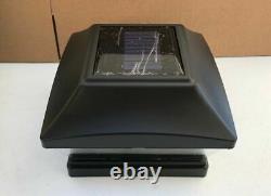 1/2/4/6/8/10/12-Pc Solar Black Finish 4/5/6 Wood&PCV Post Cap SMD LED Light
