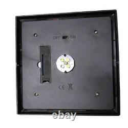 1/2/4/6/8/10/12-Pc Solar Black Finish Color 4/5/6 Wood&PVC Post Cap LED Light