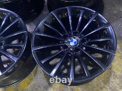 1 Set BMW 320i 323i 328i 335i Black Finish Wheels Rims 17x8 2006-2013 #71318