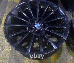 1 Set BMW 320i 323i 328i 335i Black Finish Wheels Rims 17x8 2006-2013 #71318