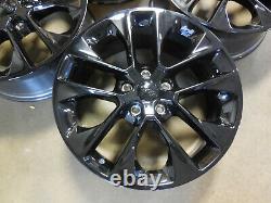 2011-2022 JEEP GRAND CHEROKEE 20 OEM FACTORY WHEELS RIMS Set of 4 gloss black