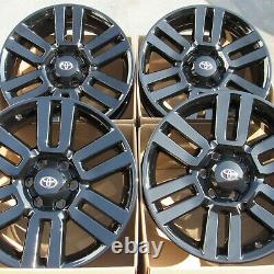 20 Toyota Tacoma 4runner Factory Oem Wheels Rims Set 4 New Gloss Black Finish