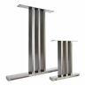 2 X Metal Table Legs & Bench Legs The I-beam Design In Clear Finish & Black