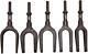 31940 Pneumatic Separating Fork, 5-piece Set, Black Oxide Finish