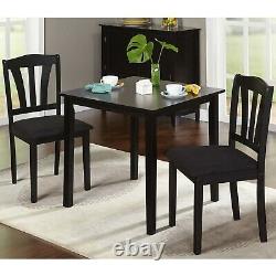 3 Piece Dining Set Table 2 Chairs Kitchen Room Wood Furniture Dinette Modern NEW