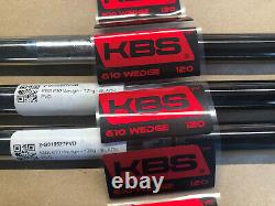 3-pc Set BLACK PVD FINISH KBS Tour 610 Wedge Shaft. 355 Tip