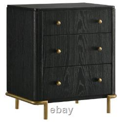4 Pc Grey Fabric Black Finish Queen Bed Ns Dresser Mirror Bedroom Furniture Set