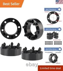 4-Piece 2-Inch Wheel Spacers Set for Tacoma 4Runner & FJ Cruiser Black Finish