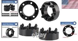 4-Piece 2-Inch Wheel Spacers Set for Tacoma 4Runner & FJ Cruiser Black Finish