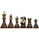 4 Professional Staunton Hand Carved Chess Pieces Only Set-gloss Finish Boxwood