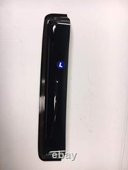 572865 In-channel Window Visors Front and Rear Set, Matte Black Finish