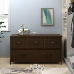 5 Drawer Dresser Modern Set Organizer Bedroom Clothes Furniture Finishes Chest