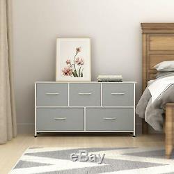5 Drawer Dresser Modern Set Organizer Bedroom Clothes Furniture Finishes Chest