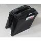 5 Vivid Black Stretched Extended Hard Saddle Bags Fits For Harley Touring 93-13
