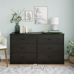 6 Drawer Dresser Modern Set Organizer Bedroom Clothes Furniture Finishes Chest