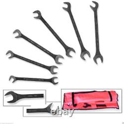 6-Pc Black-Oxide Finish Jumbo SAE Wrench Set (1-3/8 to 2)