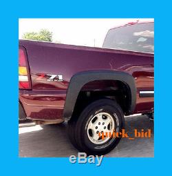 99-06 Chevy Silverado Gmc Sierra Fender Flares Smooth Finish Set Of 4 Pcs