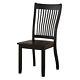Acme Furniture Renske Side Chair In Black Finish (set Of 2)