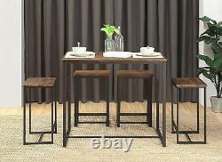 Abington Lane Kitchen Table Set Versatile, Tall, Modern Table Set For Any Room