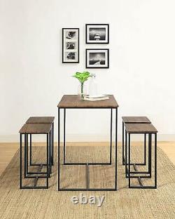 Abington Lane Kitchen Table Set Versatile, Tall, Modern Table Set For Any Room