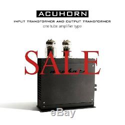 Acuhorn TT Stereo High End Tube Amplifier 6C33C SET Class A Black Finish