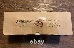 Andersen Double Door Trim Set Active/Passive Newbury HP Brass Finish #2577544