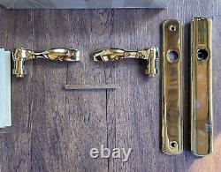 Andersen Double Door Trim Set Active/Passive Newbury HP Brass Finish #2577544