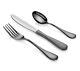 Artaste 56914 Rain 18/10 Stainless Steel Flatware 36-piece Set Black Finished