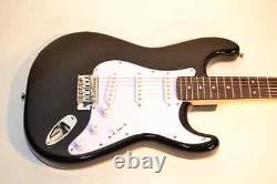 Austin AST100BK Electric Guitar Black Finish Professionally Set Up! With FREE BAG
