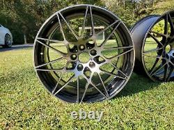 BMW M3 M4 Wheels 666M 20 Black Finish, Set of 4