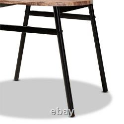 Baxton Studio Sherwood Black and Brown Finished Wood Dining Chair (Set of 4)