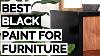 Best Black Paint For Furniture Mcm Dresser Makeover