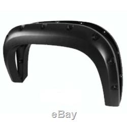 Black Fender Flares Textured Pocket Style For Silverado Sierra 1500 1999-2007