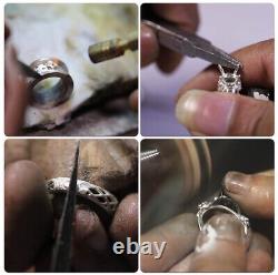 Black Onyx Skull Engagement Ring Skull Flower Wedding Band Set Gun Metal Finish
