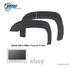 Black Sand Blast Textured OE Style Fender Flares 2007-2011 GMC Yukon Full Set