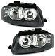 Black Clear Finish H7 Headlight Front Light Set For Audi A3 8p 8pa 03-08