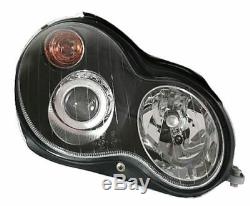 Black clear finish projector headlights SET for Mercedes W203 S203 C-CLASS 00-07