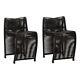 Boraam Lorenzo Rope Counter Stool In Black Finish Set Of 2