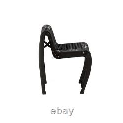 Boraam Lorenzo Rope Counter Stool in Black Finish Set of 2