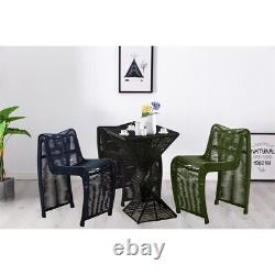 Boraam Lorenzo Rope Counter Stool in Black Finish Set of 2