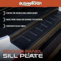 Bushwacker 14064 Trail Armor Side Rocker 4-Piece Set, Black, Textured Finish